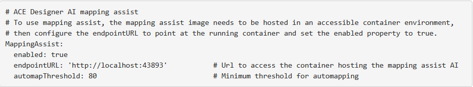 container config
