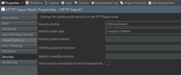 http input oauth policy
