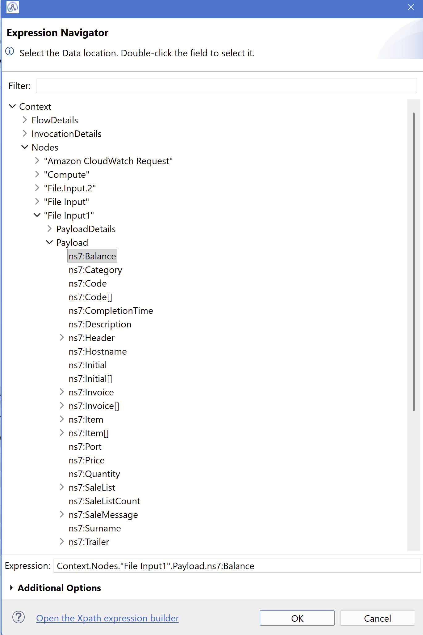 expression navigator